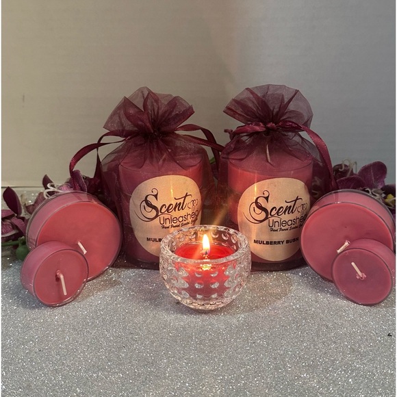 SCENT UNLEASHED LLC, MULBERRY BUSH SCENT CANDLE! - Picture 1 of 4